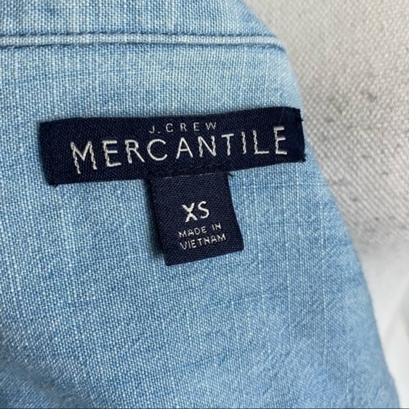 J. Crew Mercantile • Chambray Signature Fit Blouse - Picture 9 of 9